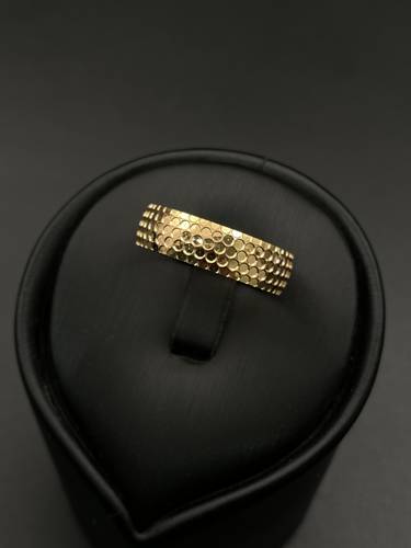 دبلة ذهب أصفر عيار 21 مقاس 20