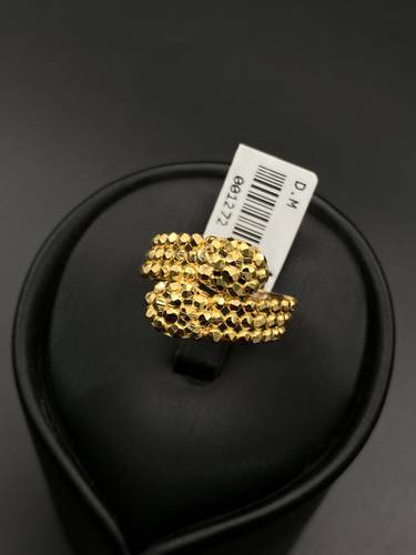 خاتم حب البنك ذهب أصفر عيار 21 