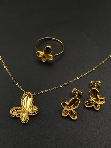 YELLOW GOLD HALF SET K21