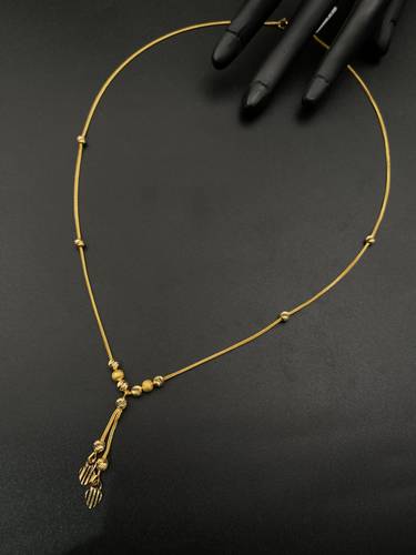 عقد ذهب عيار 21