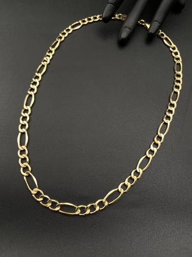 عقد جنزير ذهب ايطالي أصفر عيار 18 