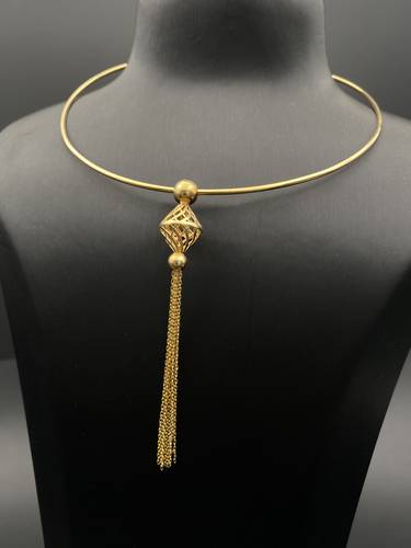 عقد طوق ذهب ايطالي عيار 18