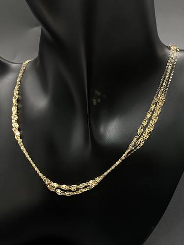 عقد ذهب ايطالي عيار 18
