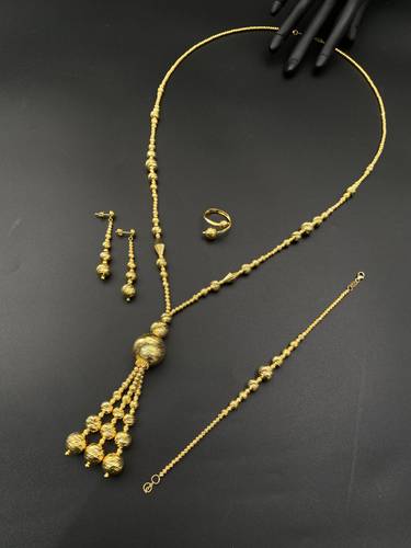 طقم سبحة دوريكا ذهب أصفر عيار 21