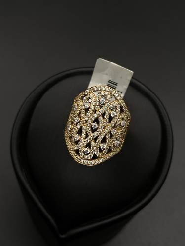 خاتم ذهب اصفر عيار 18 