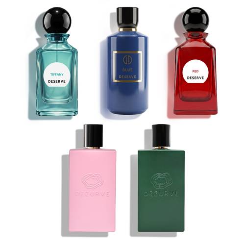 مجموعة عطور ( الأزرق&nbsp; - تيفاني - الأحمر - الأخضر - بينك )