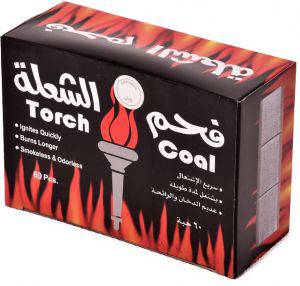 فحم بخور الشعلة كبير مكعبات شد 24