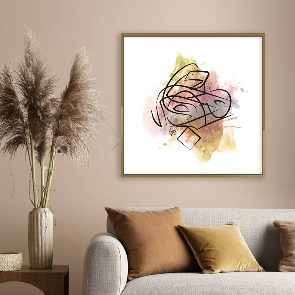 لوحة فنية ( 91 ) مقاس 75x75