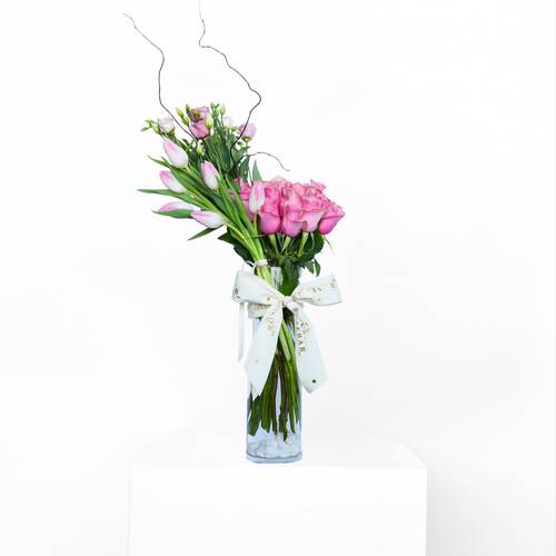 Elegant Pink Vase 
