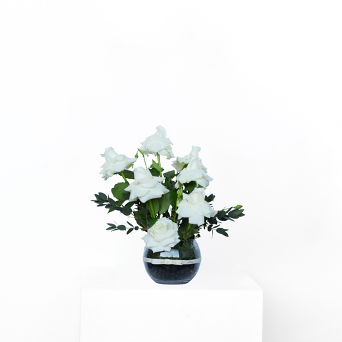 White Serenity Vase