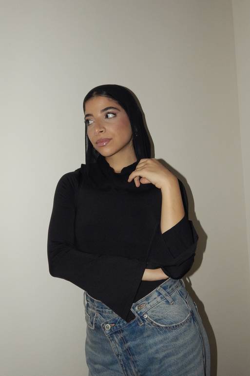 Black Long Sleeves Top