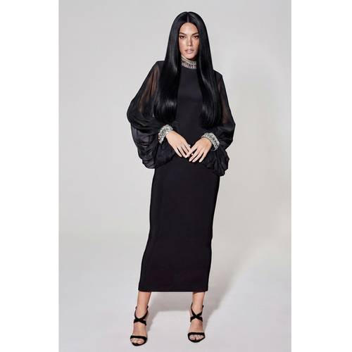فستان سهرة مميز باللون الأسود
