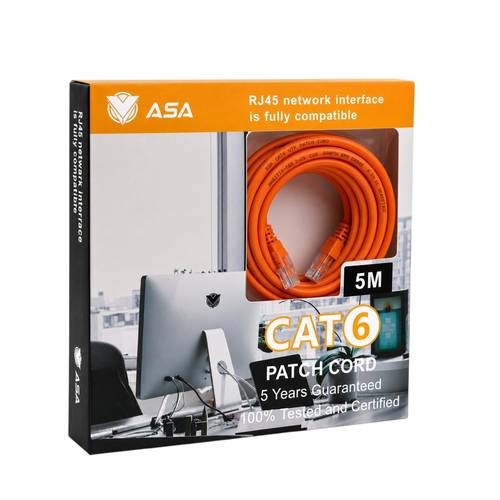 كابل إيثرنت Cat6 فائق السرعة 5 متر 1 جيجابايت/ثانية RJ45