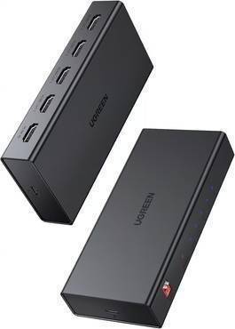 قسام وموزع إشارة اتش دي ام اي يوجرين 1 في 4 مخرج بدقة 4K60Hz