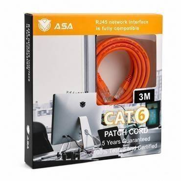 كابل إيثرنت Cat6 فائق السرعة 3 متر 1 جيجابايت/ثانية RJ45