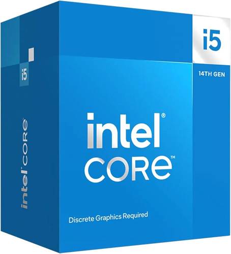 معالج كمبيوتر مكتبي كور انتل i5 14400F بـ 10 أنوية سداسي النواة مرتفعة الأداء رباعي ذات الكفاءة العالية حتى 4.7 جيجاهرتز GHz بي جي ايه ال 1700