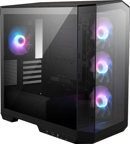 صندوق كمبيوتر MSI MAG PANO M100R PZ MID TOWER لون اسود