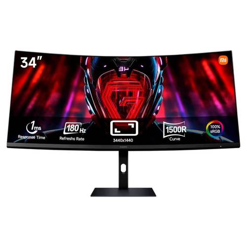 شاشة شاومي قيمنق منحنية G34WQi | 34 بوصة | 180Hz | WQHD