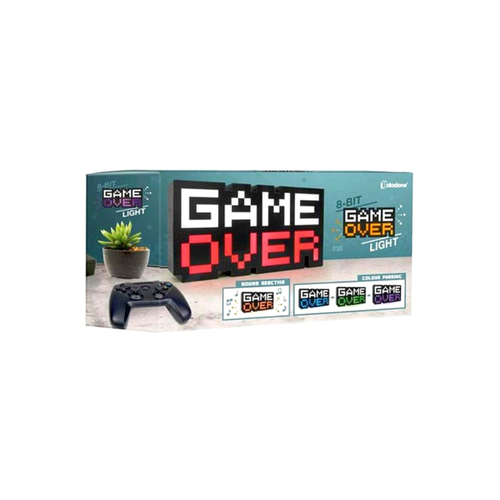 إضاءة Game Over LED بتصميم 8-Bit مع مزامنة صوت وألوان متعددة.