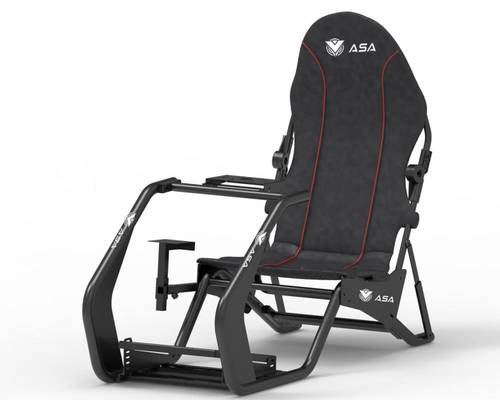 كرسي محاكاة القيادة ASA F-GTR Lite - تصميم رياضي قابل للطي