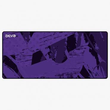 ماوس باد الألعاب الاحترافية Devo Purplelicious-900 - حجم كبير باللونين الأسود والبنفسجي
