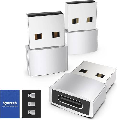 مجموعة تحويل منفذ USB C أنثى إلى USB ذكر من Syntech - 3 حبات