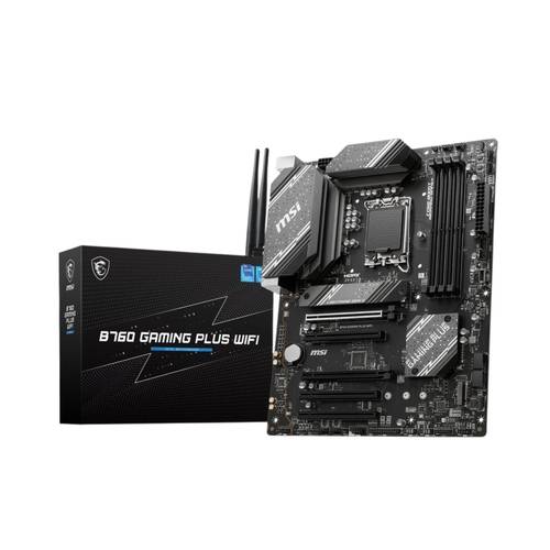 لوحة أم ام اس اي MSI B760 GAMING PLUS WIFI بمقاس ATX للالعاب