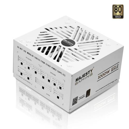 مزود الطاقه  ماجيستي 1000 واط ذهبي – معياري بالكامل – ATX 3.1 وPCIe 5.1 – يدعم RTX 50 – مكثفات يابانية 105° – كفاءة 80+ Gold