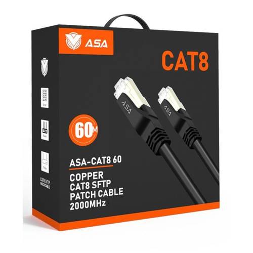 كيبل شبكة ايثرنت CAT8  بطول 60متر