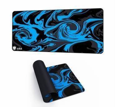 ماوس باد قيمنق ASA Seamless أزرق وأسود ممتد مقاوم للماء 90×40 سم