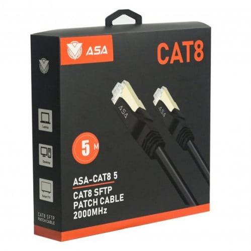  كيبل شبكة ايثرنت CAT8  بطول 5متر