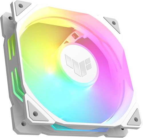 مروحة التبريد  ASUS TUF Gaming TR120 ARGB Reverse 2.75mm باللون الأبيض حزمه واحده 