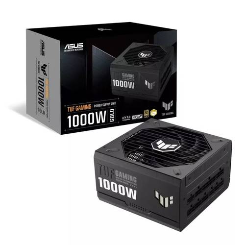 مزود طاقه من TUF GAMING بقدرة 1000W معياري بالكامل بتصنيف GOLD 80plus متوافق مع ATX3.1
