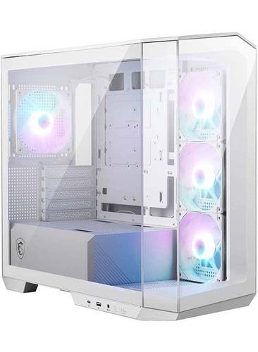 صندوق كمبيوتر MSI MAG PANO M100R PZ MID TOWER لون ابيض 