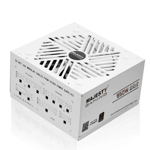 مزود الطاقه ماجستي  850 واط ذهبي ماجيستي – معياري بالكامل – ATX 3.1 وPCIe 5.1 – يدعم RTX 50 – مكثفات يابانية 105° – كفاءة 80+ Gold