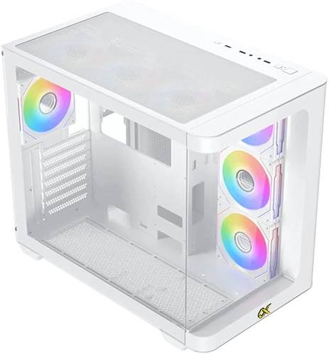 صندوق كمبيوتر ALPHA PANO ARCTI EN44267 XIGMATEK MID TOWER ATX - لون ابيض
