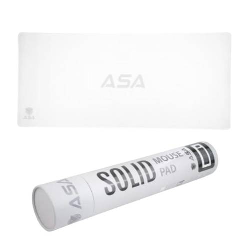ماوس باد ألعاب كبير ASA سوليد (Solid) - أبيض مقاس 90x40 سم