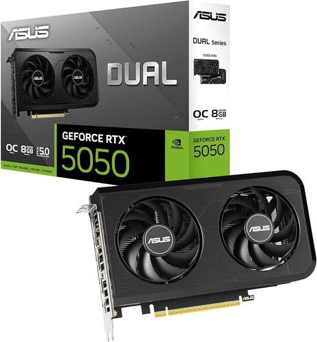 كرت شاشة ASUS Dual GeForce RTX 5050 OC Edition 8GB GDDR6