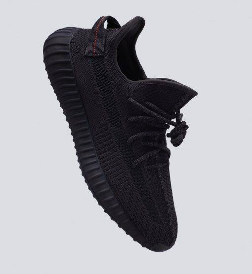 Adidas Yeezy Boost 350 V2 “Black-Static" (reflective lace) – AD037