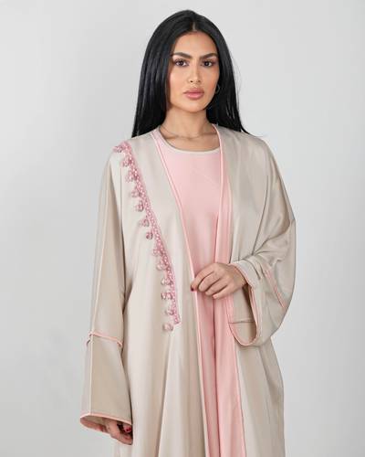 عبايه كريب حرير 