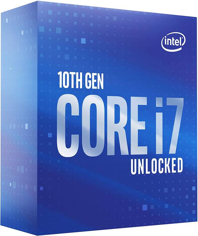 معالج Intel CPU 10th Gen Core i7-10700K الجيل العاشر