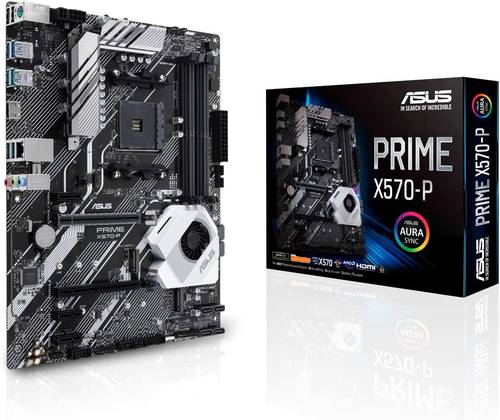 مذربورد AMD Ryzen AM4 موديل PRIME X570-P من شركة ASUS بحجم ATX
