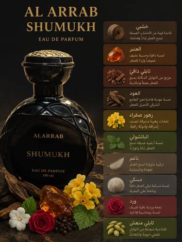 شموخ عطر مستوحى بثبات عالي  عطر بديل فواح يدوم طويلاً شموخ
