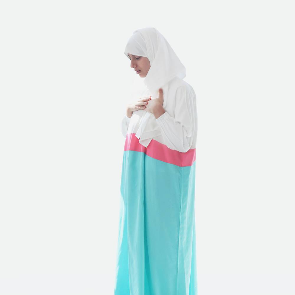 Turquoise Prayer Wear for Girls -  10 to 13 Years