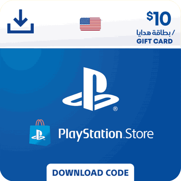 بطاقة هدايا بلايستيشن 10 $ - ستور امريكي من سوني
