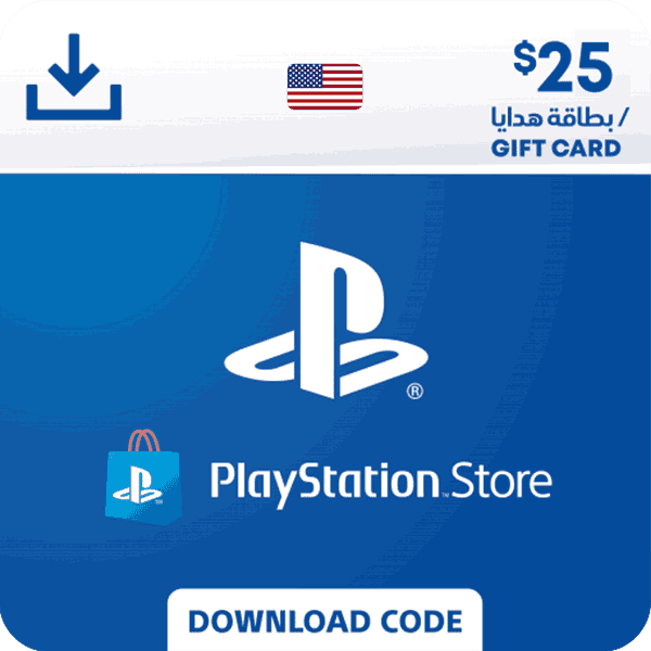 بطاقة هدايا بلايستيشن 25 $ - ستور امريكي من سوني