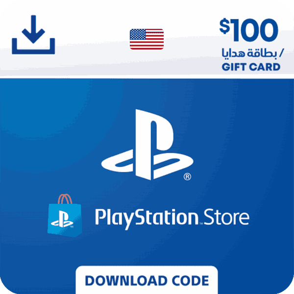 بطاقة هدايا بلايستيشن 100 $ - ستور امريكي من سوني