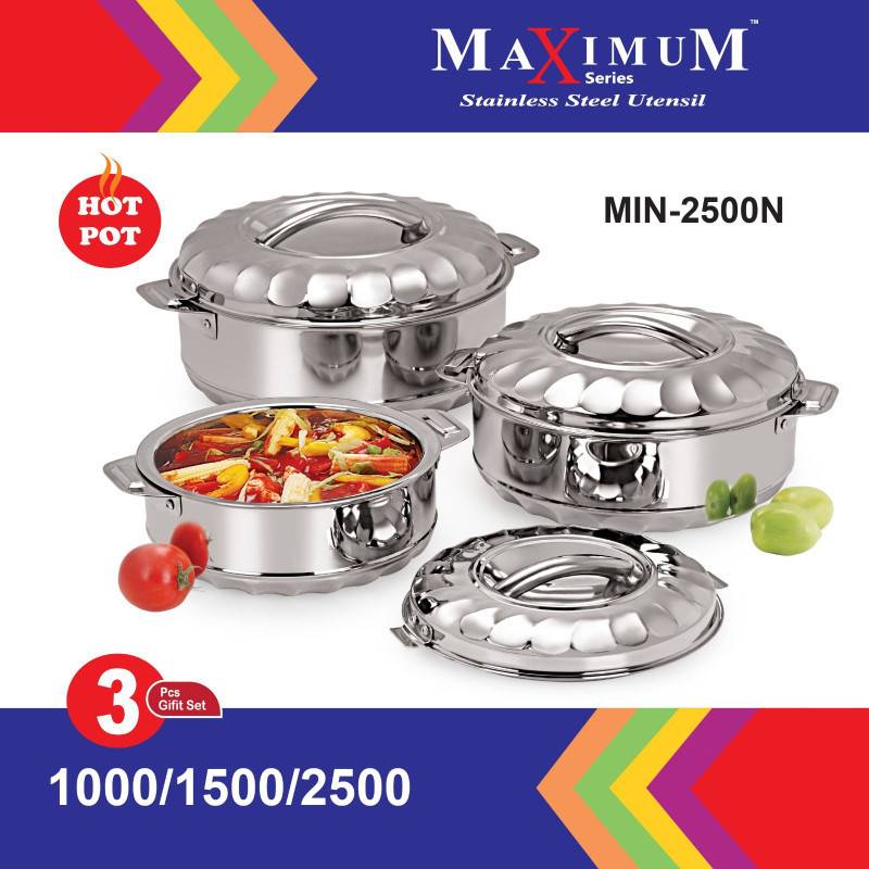 Stainless steel food container set