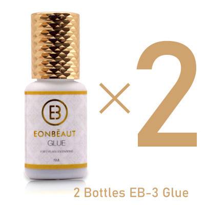 2 زجاجات EONBEAUT EB-3 رمش تمديد لوازم لاصق أدوات ماكياج 0.5s طويلة الأمد الحمم لاش الغراء رائحة منخفضة 5 مللي