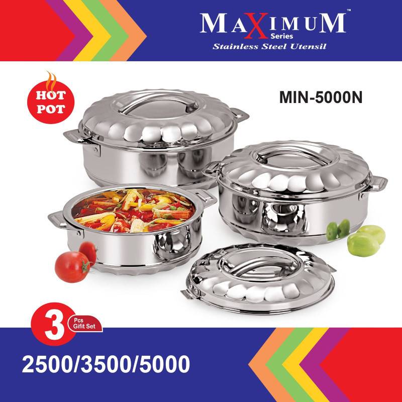 Steel food container set